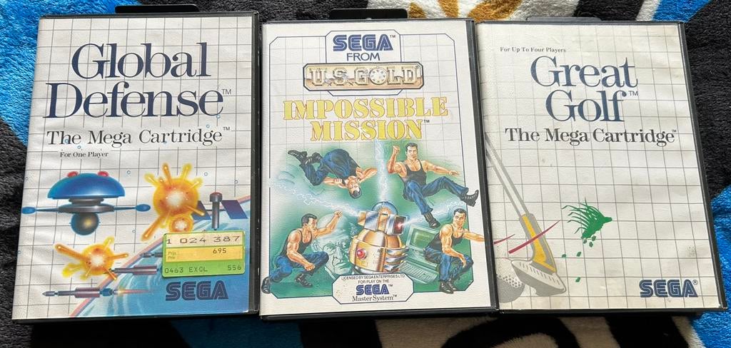 Games voor Sega Master System, Enlèvement ou Envoi, Utilisé, Master System