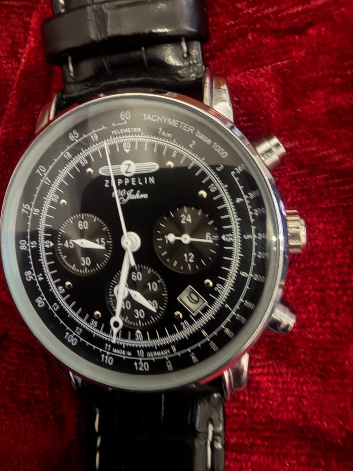 Montre Zeppelin 7680, Handtassen en Accessoires, Ophalen, Zo goed als nieuw