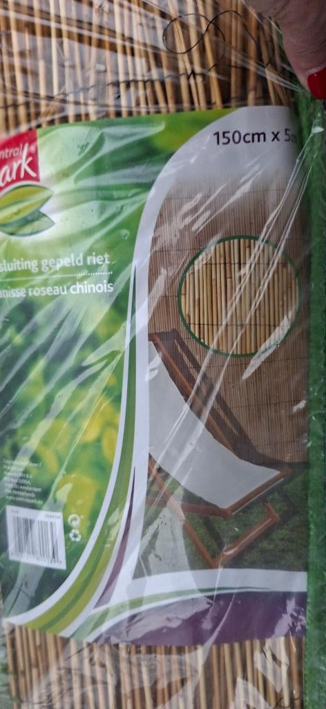 Afsluiting riet, 150*500, Tuin en Terras, Tuinhekken en Hekwerk, Ophalen, Nieuw, Overige materialen, Overige typen