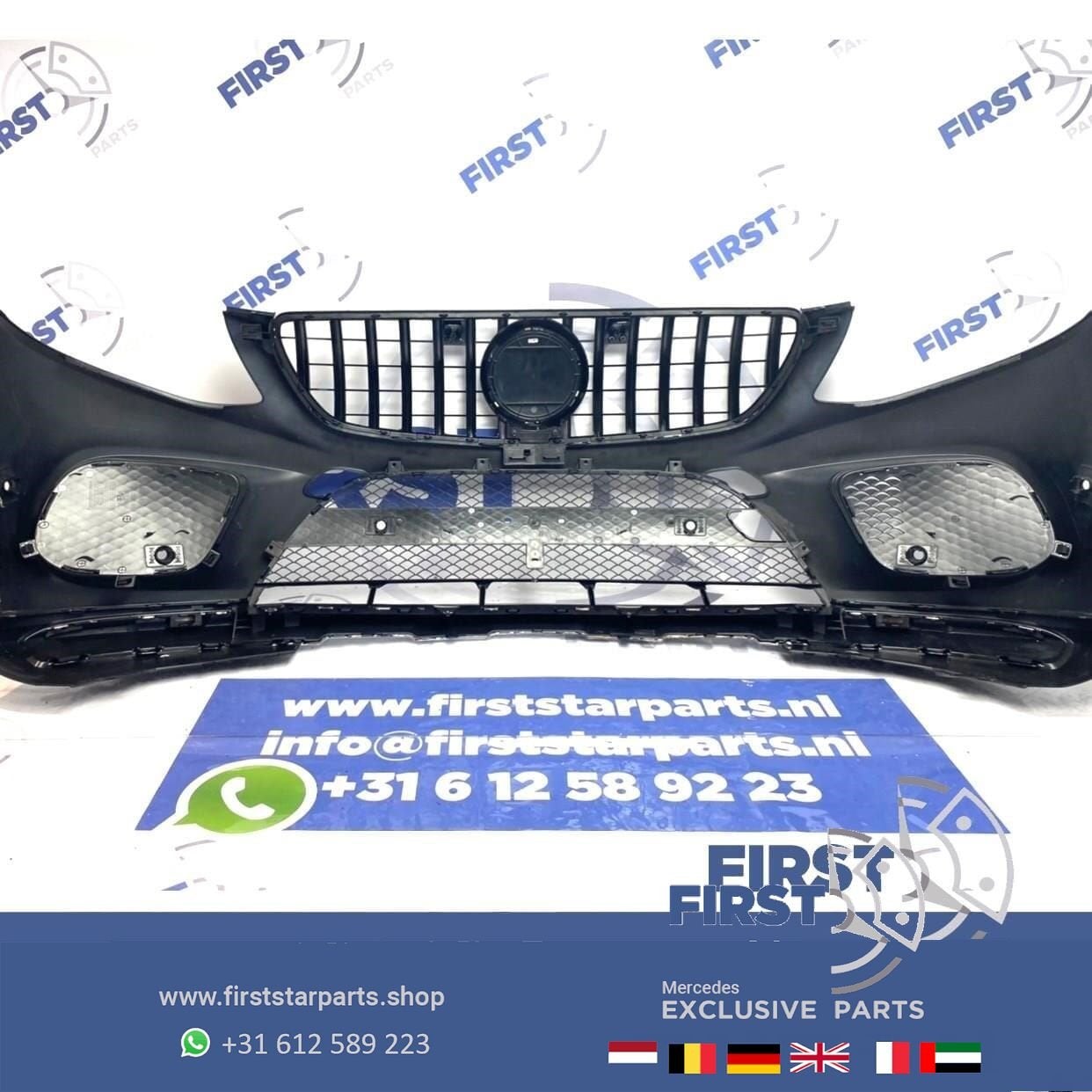 C292 GLE AMG COUPÉ VOORBUMPER COMPLEET ZWART Mercedes 2015-2, Utilisé, -, Avant, -