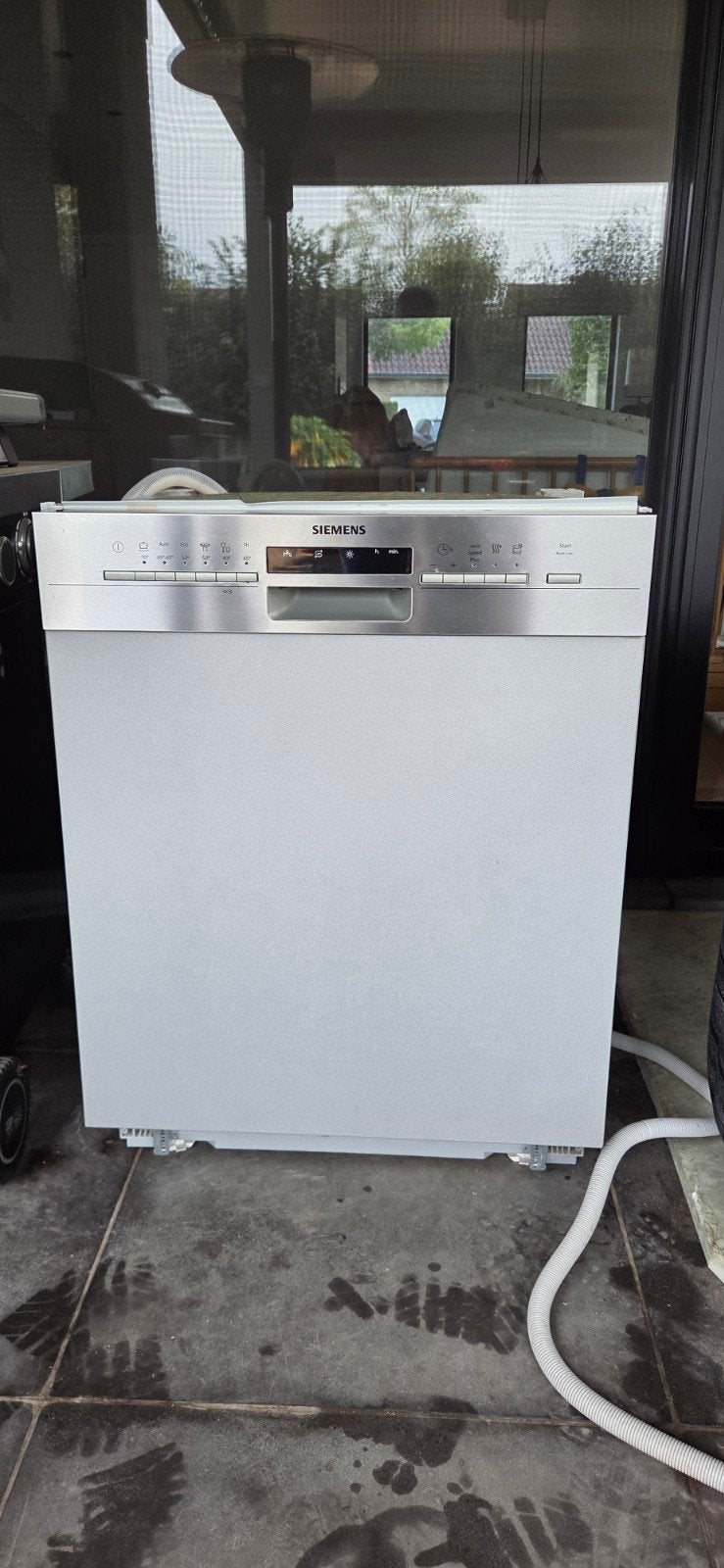 vaatwasmachine Siemens integreerbaar met bedieningspaneel, Elektronische apparatuur, Ophalen, Gebruikt, 60 cm of meer, Inbouw