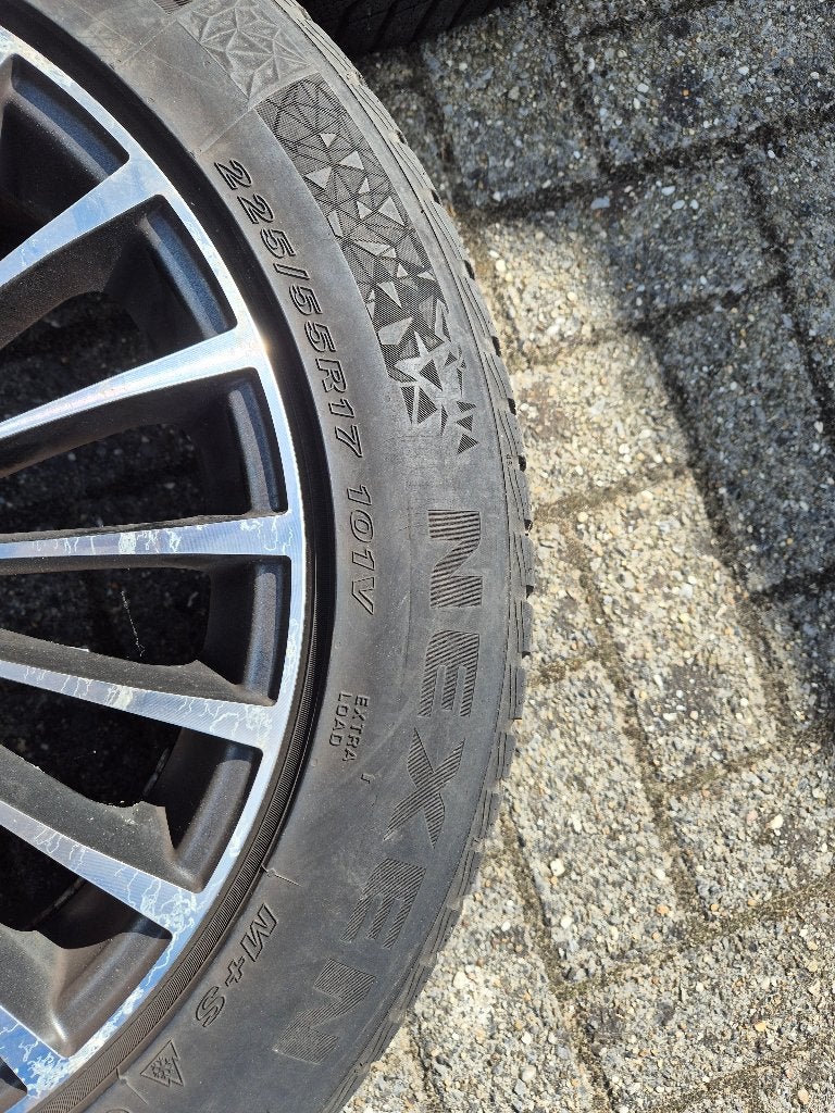 MAK-velgen 17 inch met winterbanden, Auto-onderdelen, Ophalen, Gebruikt, Velg(en), 17 inch