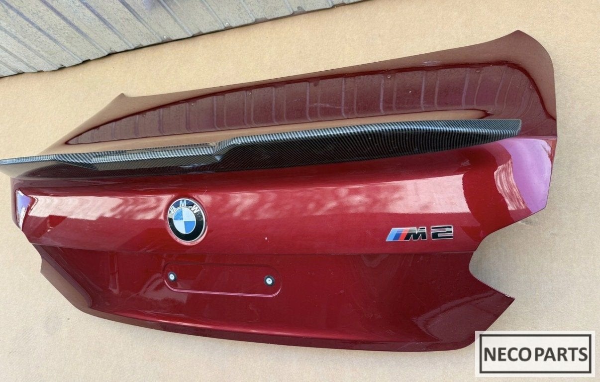 BMW M2 G87 ACHTERKLEP ORIGINEEL COMPLEET ALLES LEVERBAAR!!!, Arrière, -, Haillon arrière, Utilisé