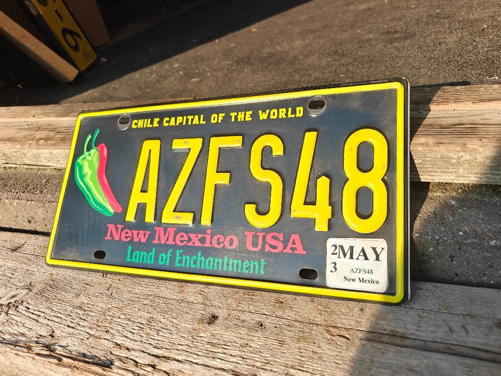 Nummerplaat New Mexico USA, Ophalen of Verzenden, Gebruikt