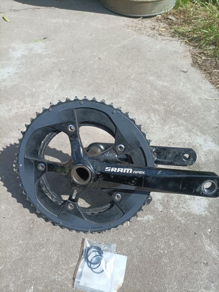 Crankstel Sra apex 130 bcd 172,5 gpx Maar met spacer, Enlèvement