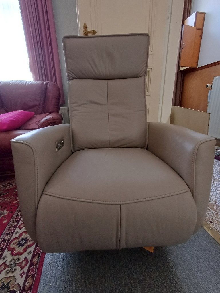 Fauteuil releveur électrique, Enlèvement, Comme neuf, Cuir