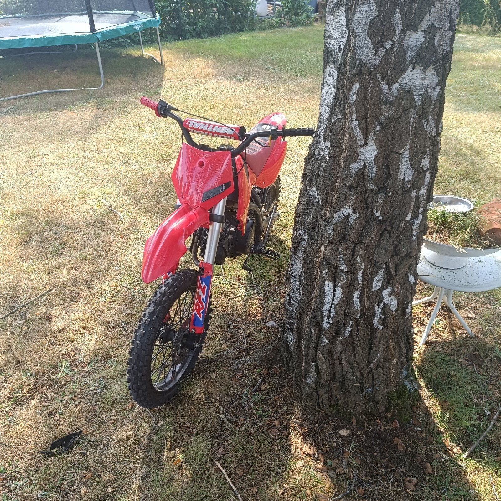 Crossmotor 85cc 4 takt blok gaat rond de 75
