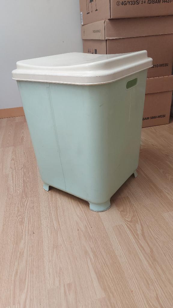 Grote wasmand retro, Ophalen, Gebruikt, Groen, Overige typen