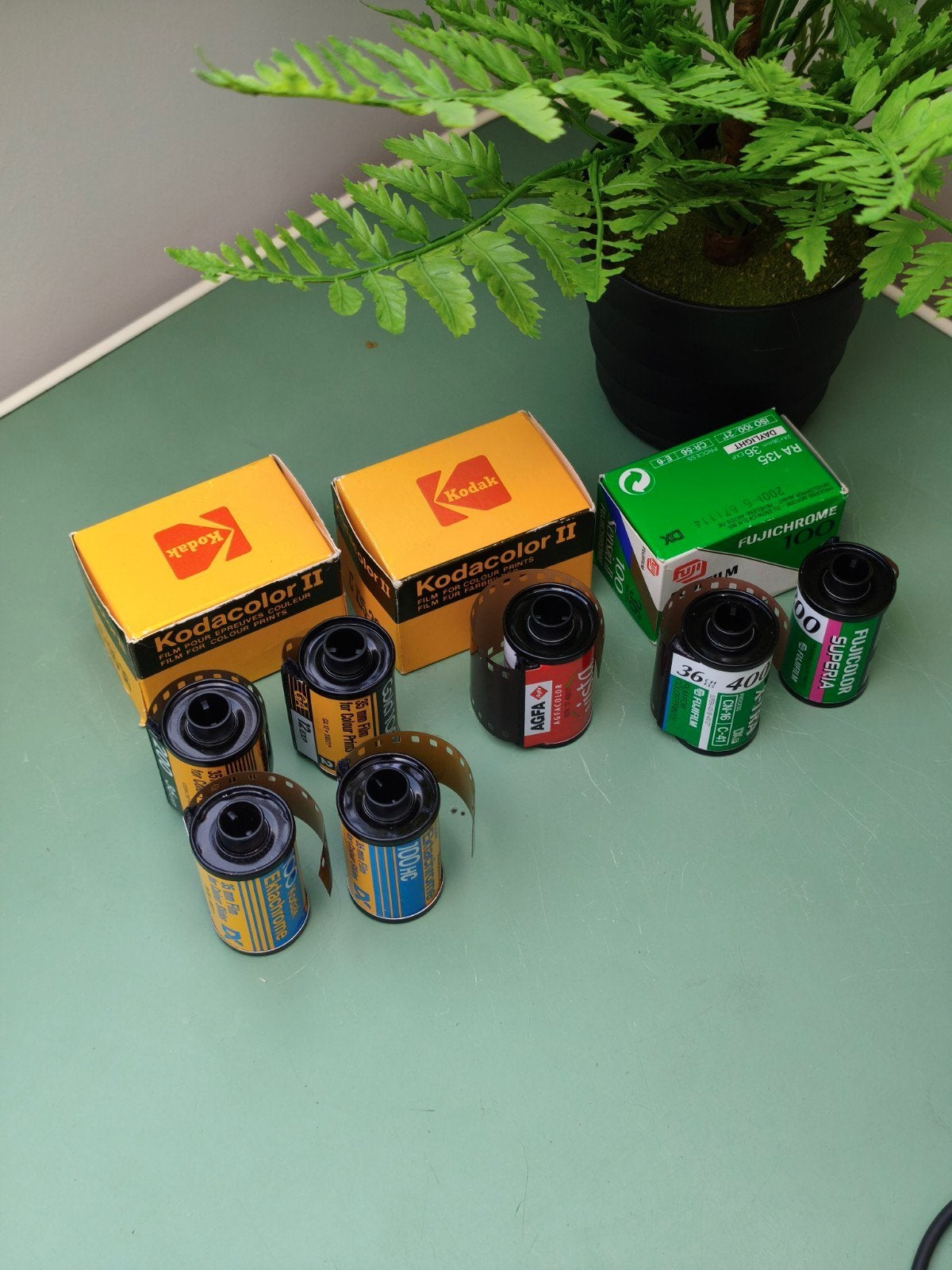 lot van 10 35mm film rolletjes, verschillende merken, TV, Hi-fi & Vidéo, Bobines de film, Enlèvement ou Envoi, Film 35 mm