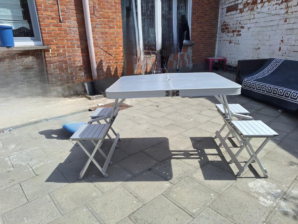 Picknick tafel, Ophalen
