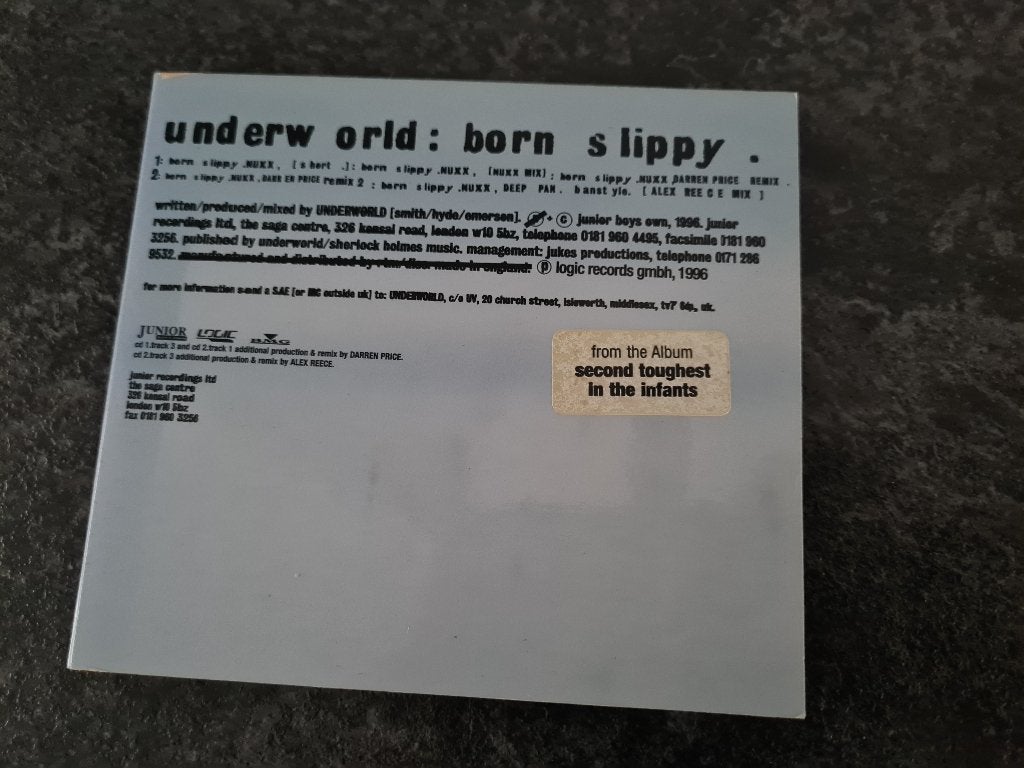 Underworld. Born Slippy 2x cd, CD & DVD, Enlèvement ou Envoi, Comme neuf