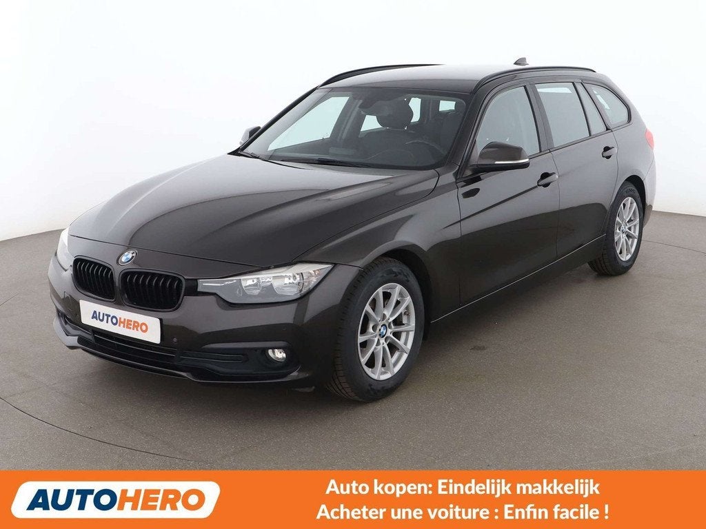 BMW 3 Serie 318 318d Advantage, Autos, BMW, Cuir, Achat, 110 kW, Boîte manuelle