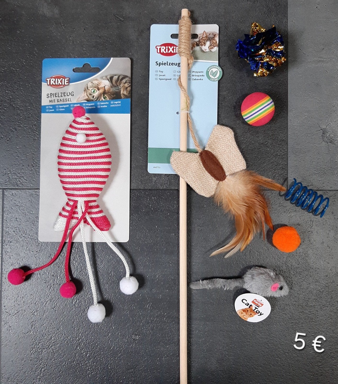 Kattenspeelgoed set, Dieren en Toebehoren, Kattenspeelgoed, Ophalen of Verzenden, Nieuw
