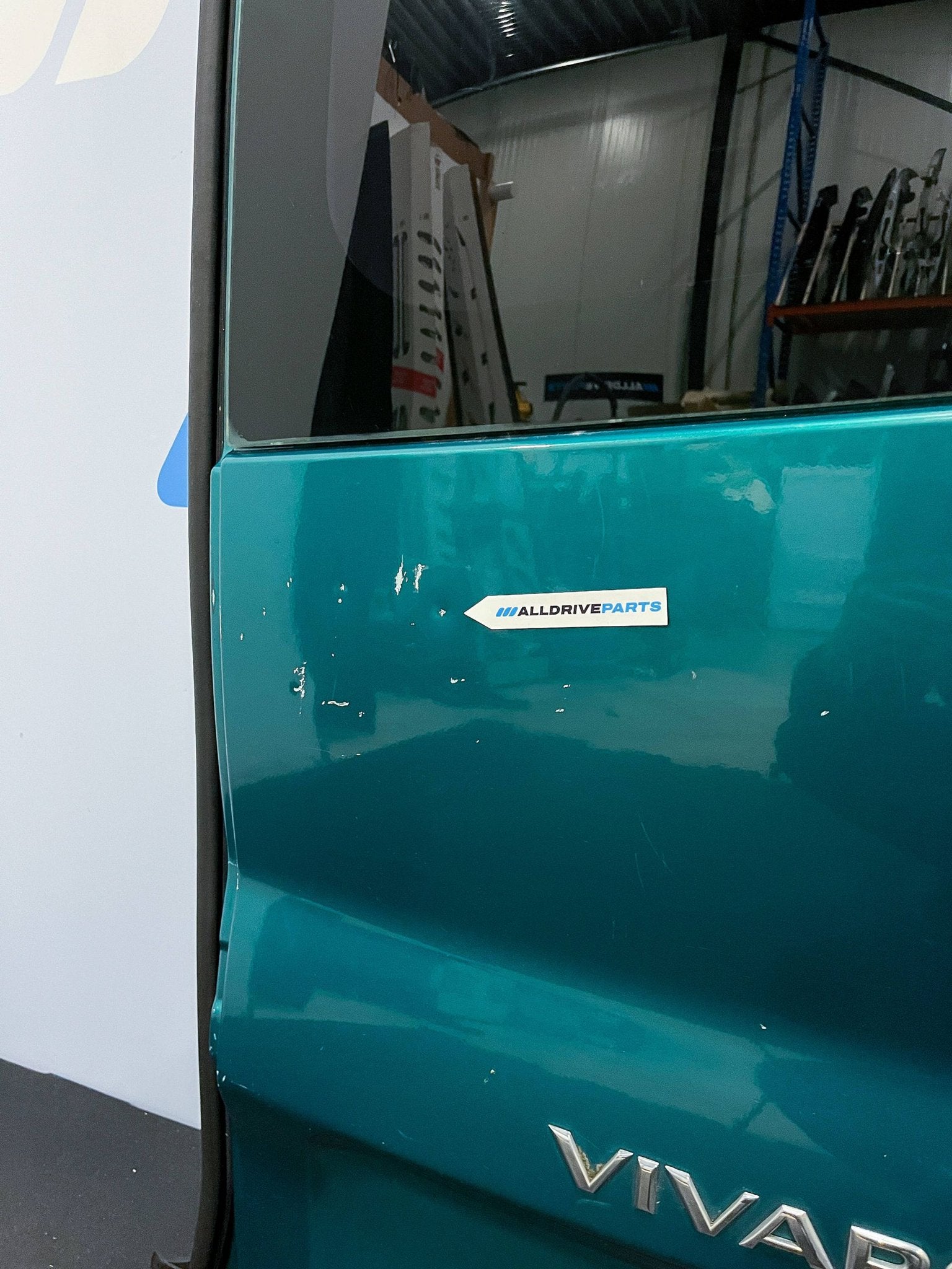 Opel Vivaro renault Achterdeur rechts groen met ruit 9115999, Auto-onderdelen, Gebruikt, -, Deur, -