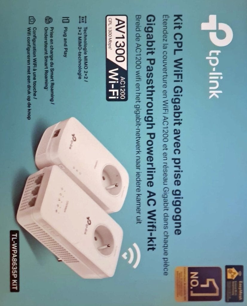 Betere internetverbinding via AC, met Wifi, Informatique & Logiciels, Enlèvement ou Envoi, Neuf, TP-Link