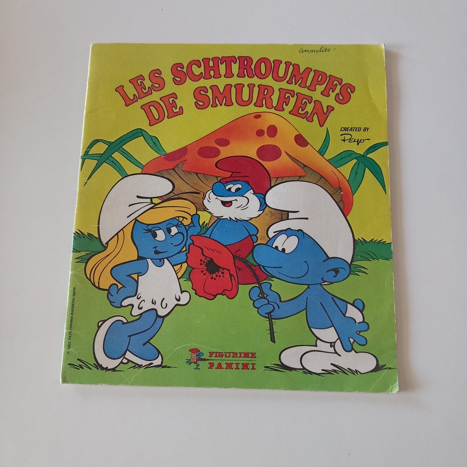 De Smurfen panini sticker album 1982, Ophalen of Verzenden