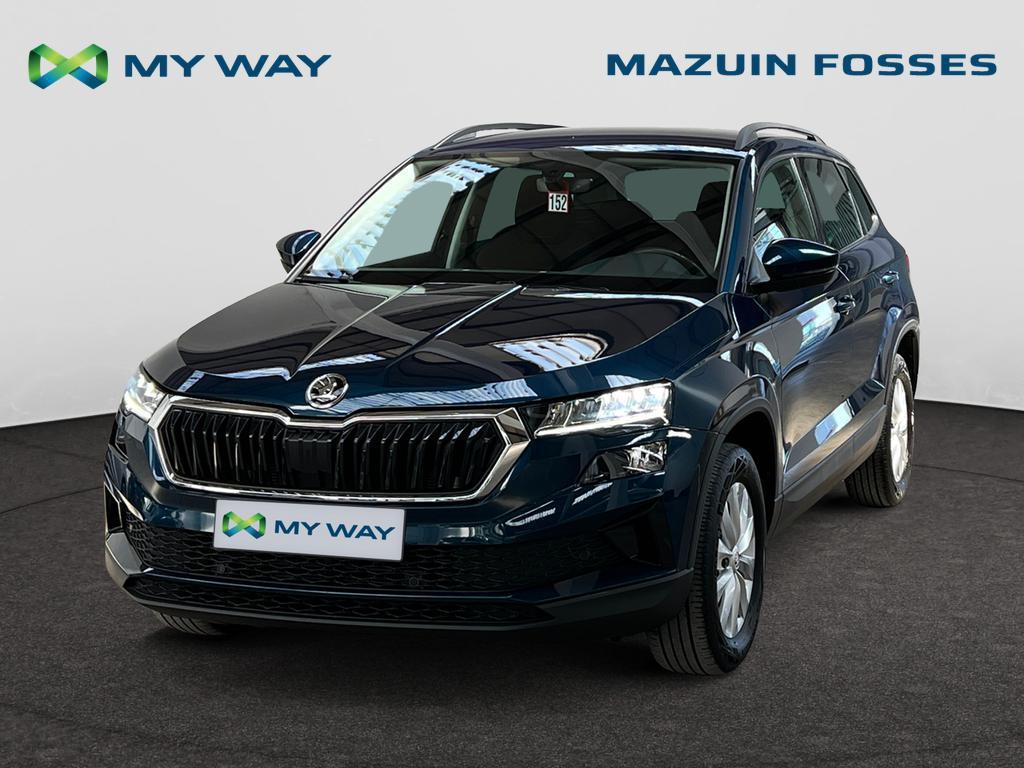 Skoda Karoq Karoq 1.0 TSI Clever, Auto's, Skoda, Karoq, Handgeschakeld, SUV of Terreinwagen, Zilver of Grijs