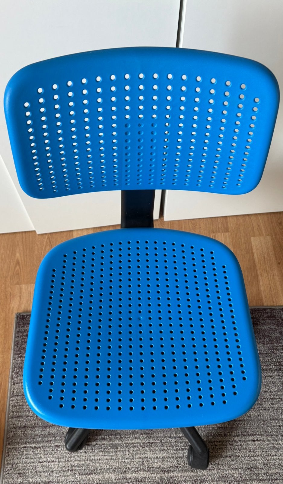 Bureaustoel, Ophalen, Gebruikt, Blauw, Bureaustoel