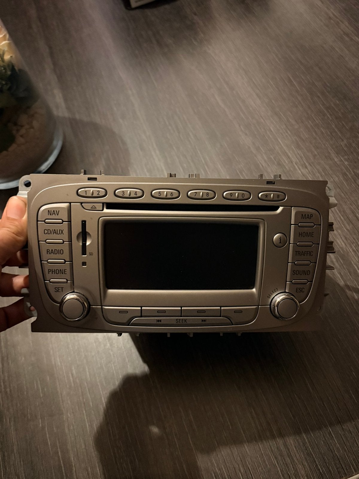 Ford s max orignele radio met bekabeling ., Ophalen, Zo goed als nieuw