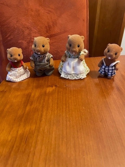 Sylvanian Vintage Famille Castor Waters, Collections, Enlèvement ou Envoi, Utilisé, Maison de poupées