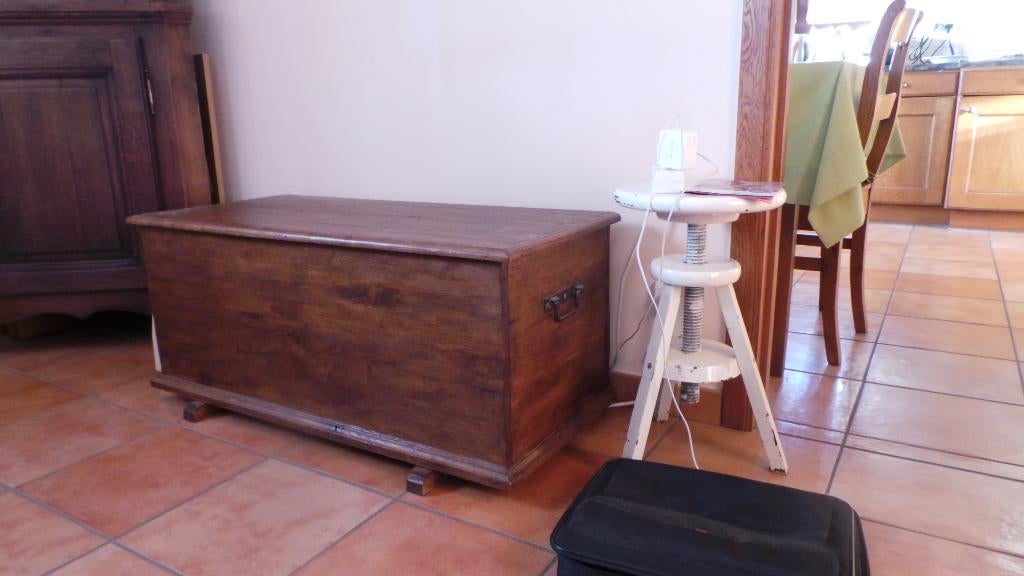 Coffre en chêne, Antiquités & Art, Enlèvement