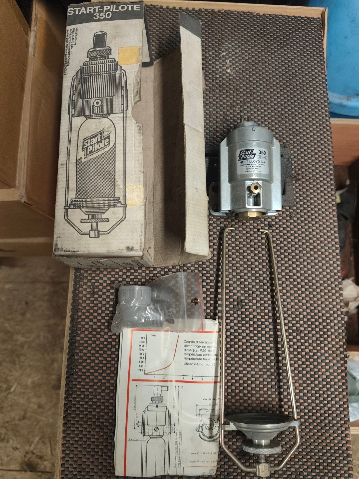 Vintage startset voor piloten