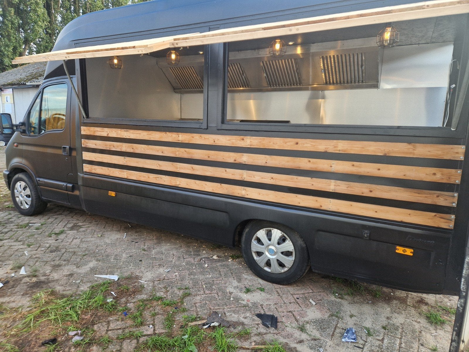 foodtruck verkoopwagen snackwagen, Caravanes & Camping, Particulier, Hotte aspirante