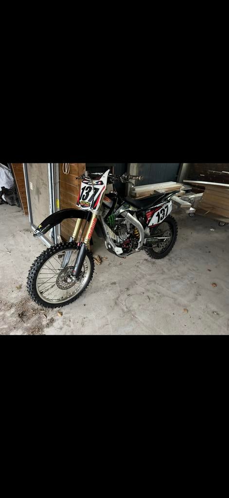 Moto cross Honda 450 CR, Fietsen en Brommers, Brommers | Crossbrommers, Zo goed als nieuw, Honda, Ophalen