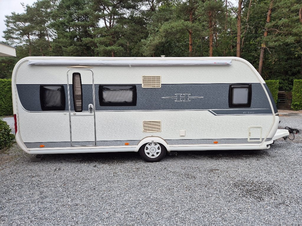 Luxe caravan, Hobby, Jusqu'à 6, 5 à 6 mètres, Grand lit