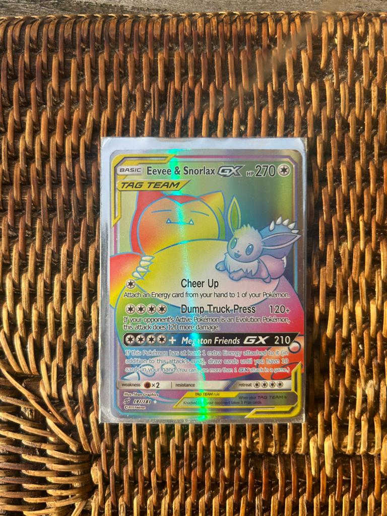 Eevee & Snorlax GX, Ophalen, Zo goed als nieuw, Losse kaart