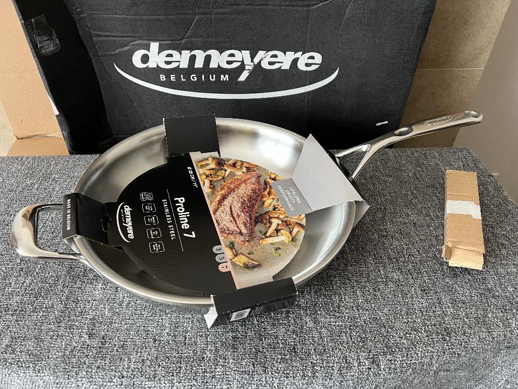 Demeyere Proline bakpan 7 Collection Nieuw, Huis en Inrichting, Keuken | Potten en Pannen, Inox, Nieuw, Ophalen of Verzenden, Keramische plaat