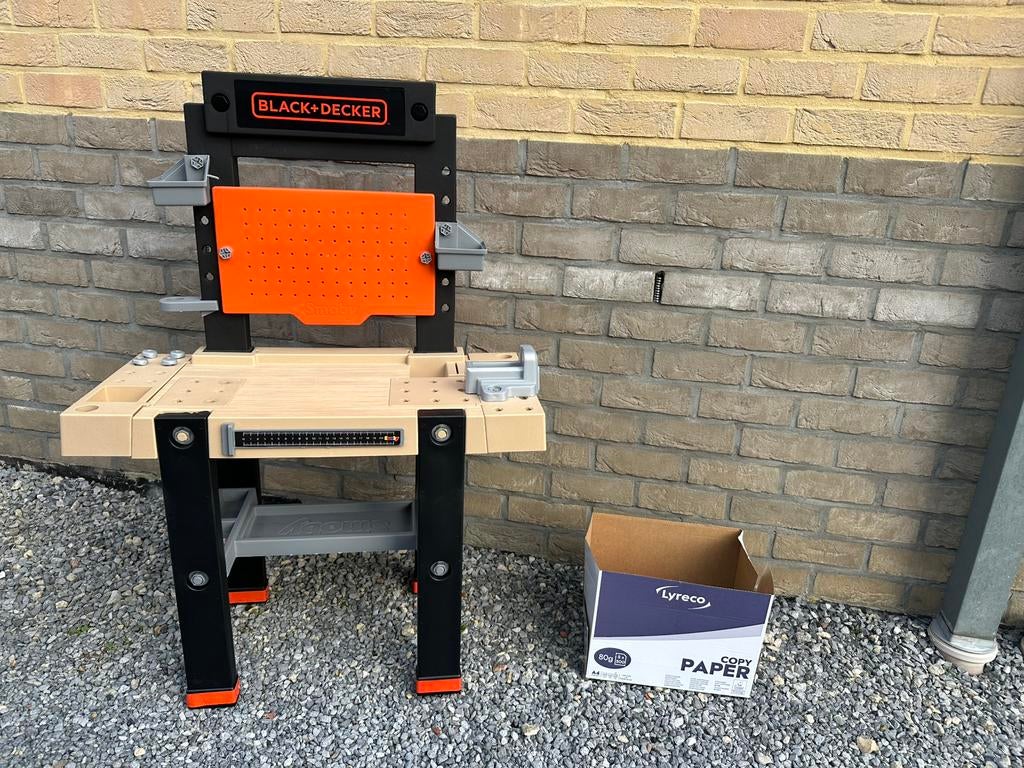 Smoby Black & Decker bricolo speelgoedwerkbank, Ophalen, Zo goed als nieuw