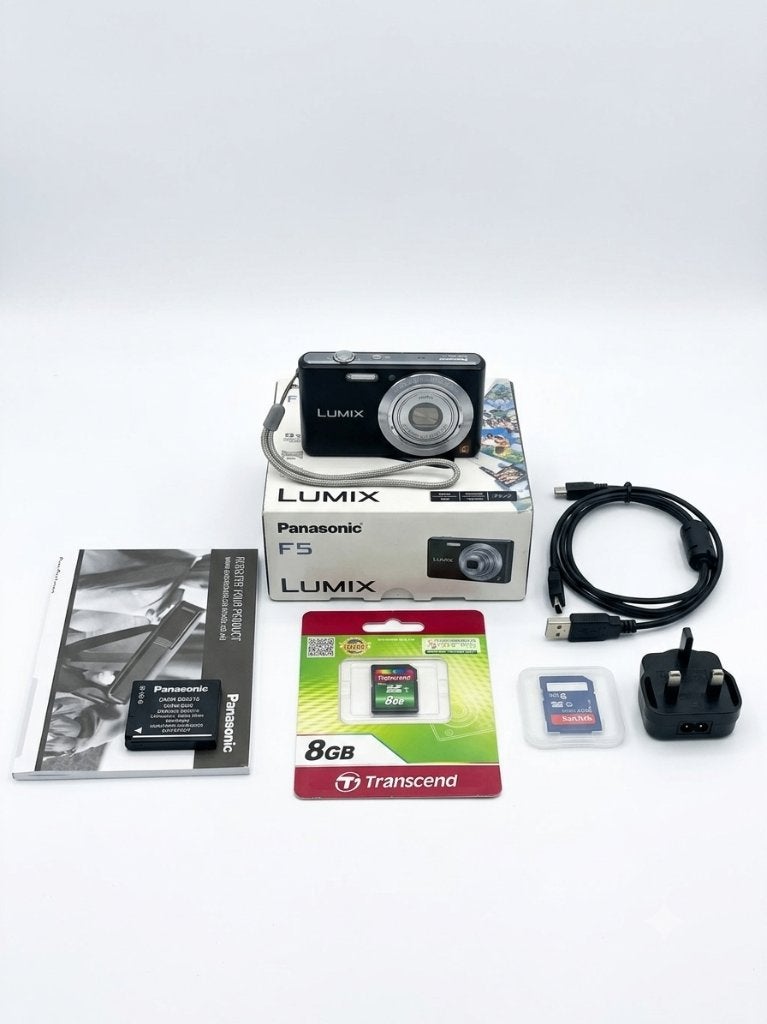Panasonic Lumix DMC-F5 14.1MP Digital Camera Black, TV, Hi-fi & Vidéo, Appareils photo numériques, Enlèvement ou Envoi, Neuf, Compact