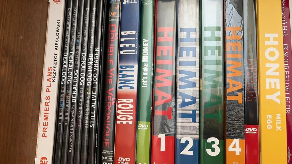 Dvd Heimat 1 2 3 4 and Dekaloog Kieslowski, Enlèvement, Comme neuf