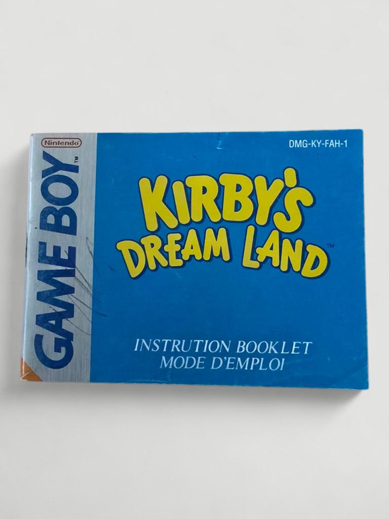 Notice Officielle Kirby’s Dream Land – Nintendo Game Boy – M, Enlèvement ou Envoi