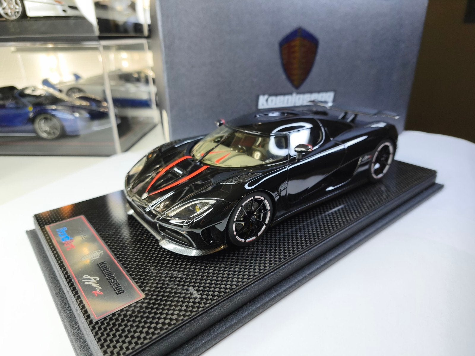 Koenigsegg agera R 1/18 frontiart, Enlèvement ou Envoi, Comme neuf, Voiture, Autres marques
