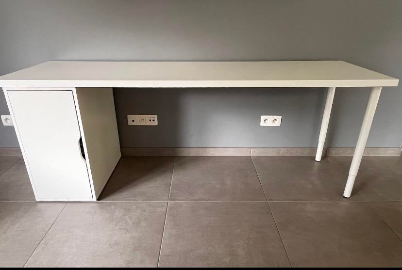 Bureau IKEA, plus meuble de rangement, Maison & Meubles, Enlèvement, Utilisé, IKEA