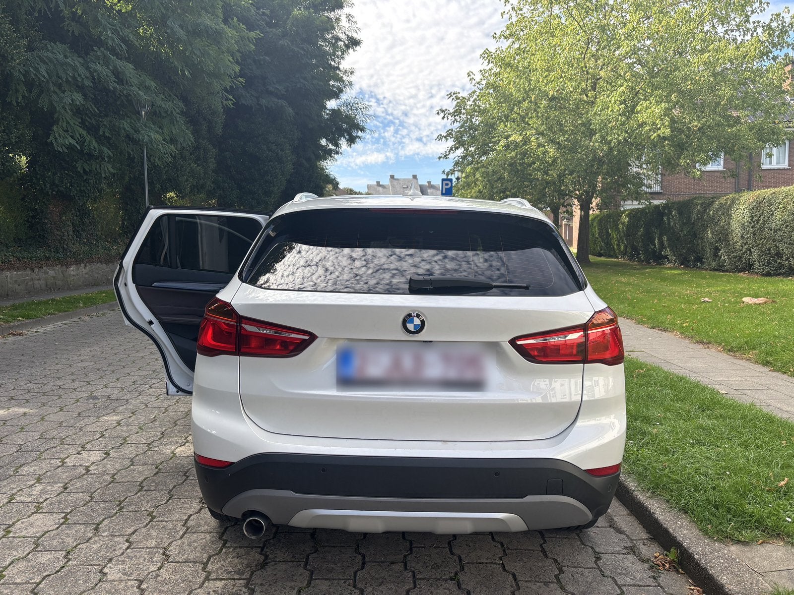 Bmw X1 F48, Dealer onderhouden, Euro 6, Wit, Leder