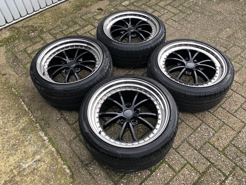 18 inch Rial meerdelige breedset ! Nieuwstaat ! 5x120, Ophalen, 18 inch, Banden en Velgen