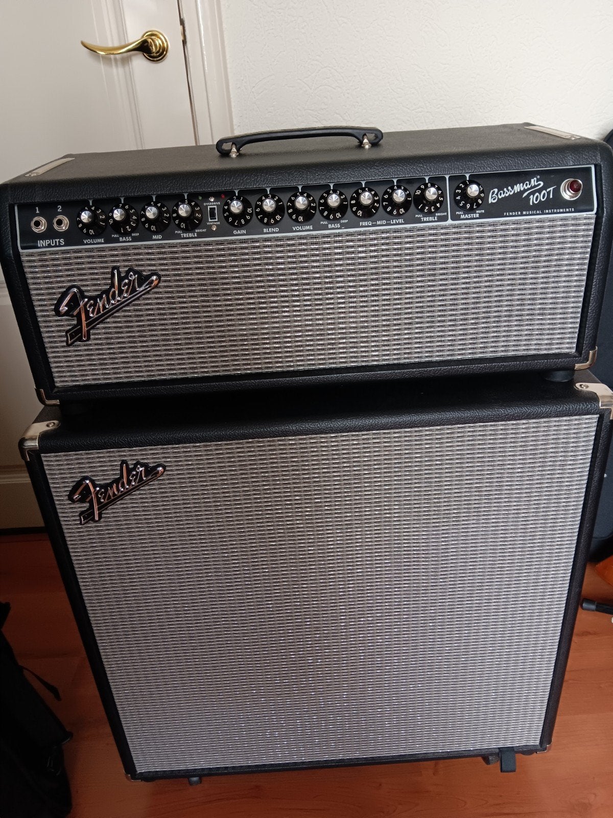 Fender Bassman 100t + Bassman 410 neo., Musique & Instruments, Amplis | Basse & Guitare, Enlèvement, Comme neuf, Guitare basse