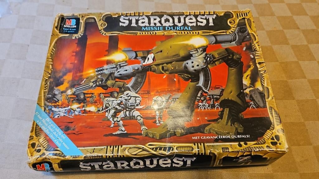 bordspel MB warhammer Starquest MB Missie Durfal uit 1991, Hobby en Vrije tijd, Een of twee spelers, Ophalen of Verzenden, Nieuw