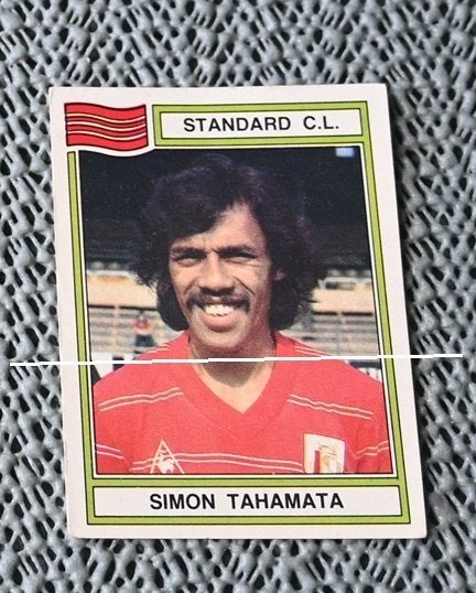 Panini / Football 84 / Simon Tahamata Standard Luik, Verzenden, Zo goed als nieuw, Poster, Plaatje of Sticker