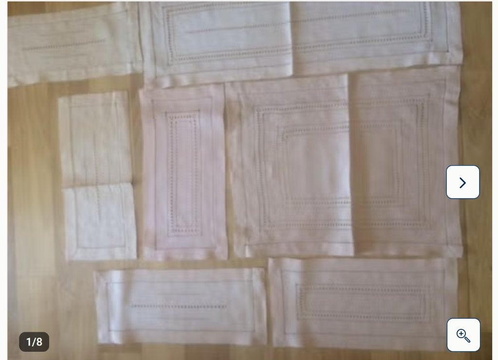 7Sierdoekjes, handgemaakt en vintage, Ophalen of Verzenden