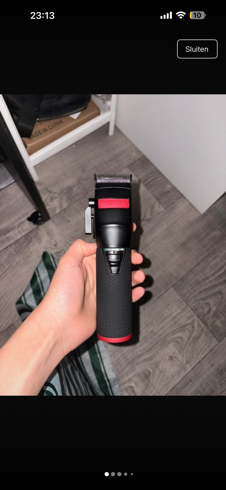Babyliss clipper black fx, Ophalen of Verzenden, Zo goed als nieuw