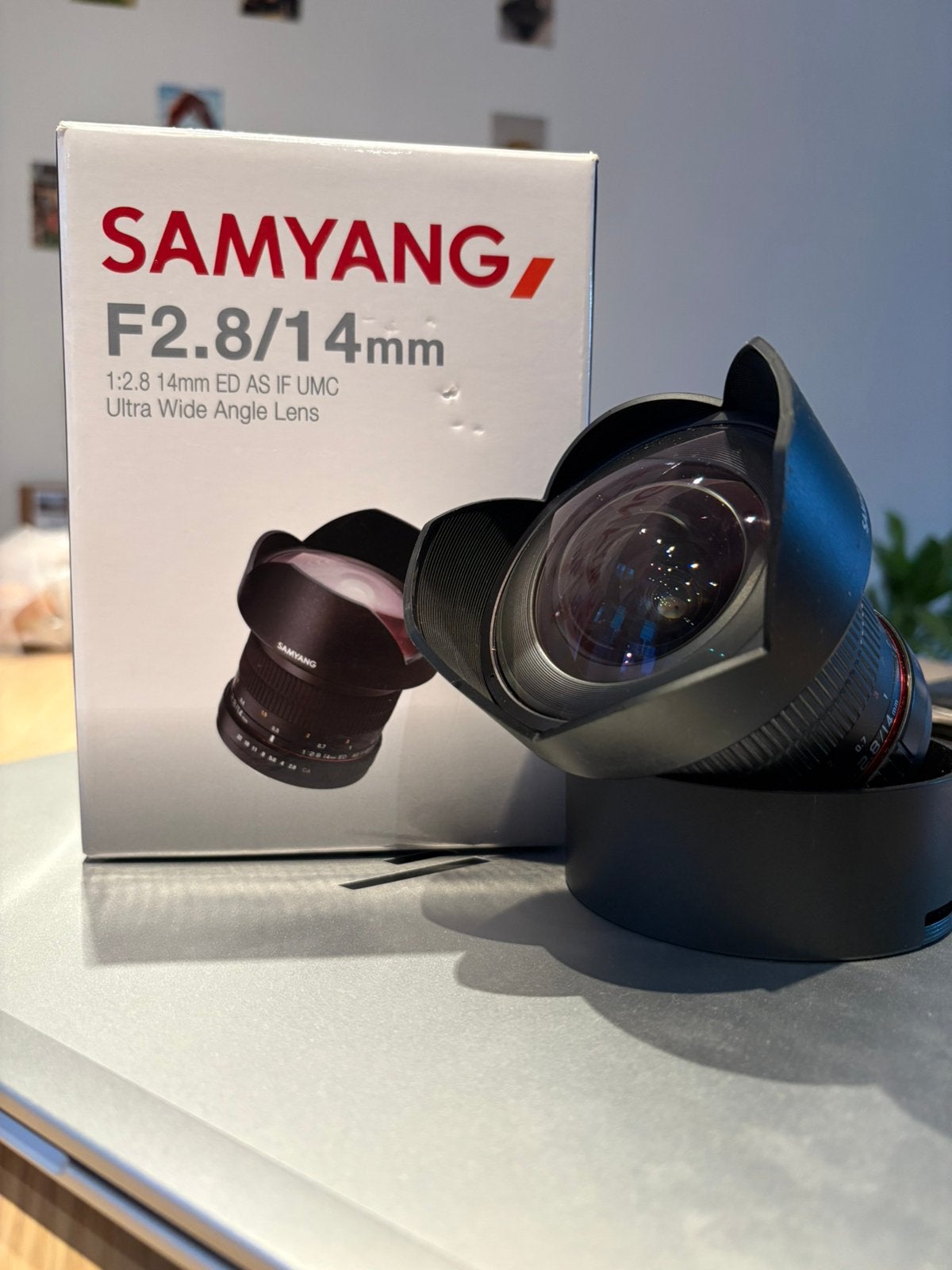 Samyang f2.8 14mm groothoeklens, Enlèvement, Comme neuf, Samyang, Objectif grand angle