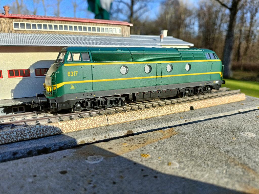 roco sncb locomotive 6317, Hobby & Loisirs créatifs, Trains miniatures | HO, Enlèvement ou Envoi, Courant alternatif, Roco, Utilisé