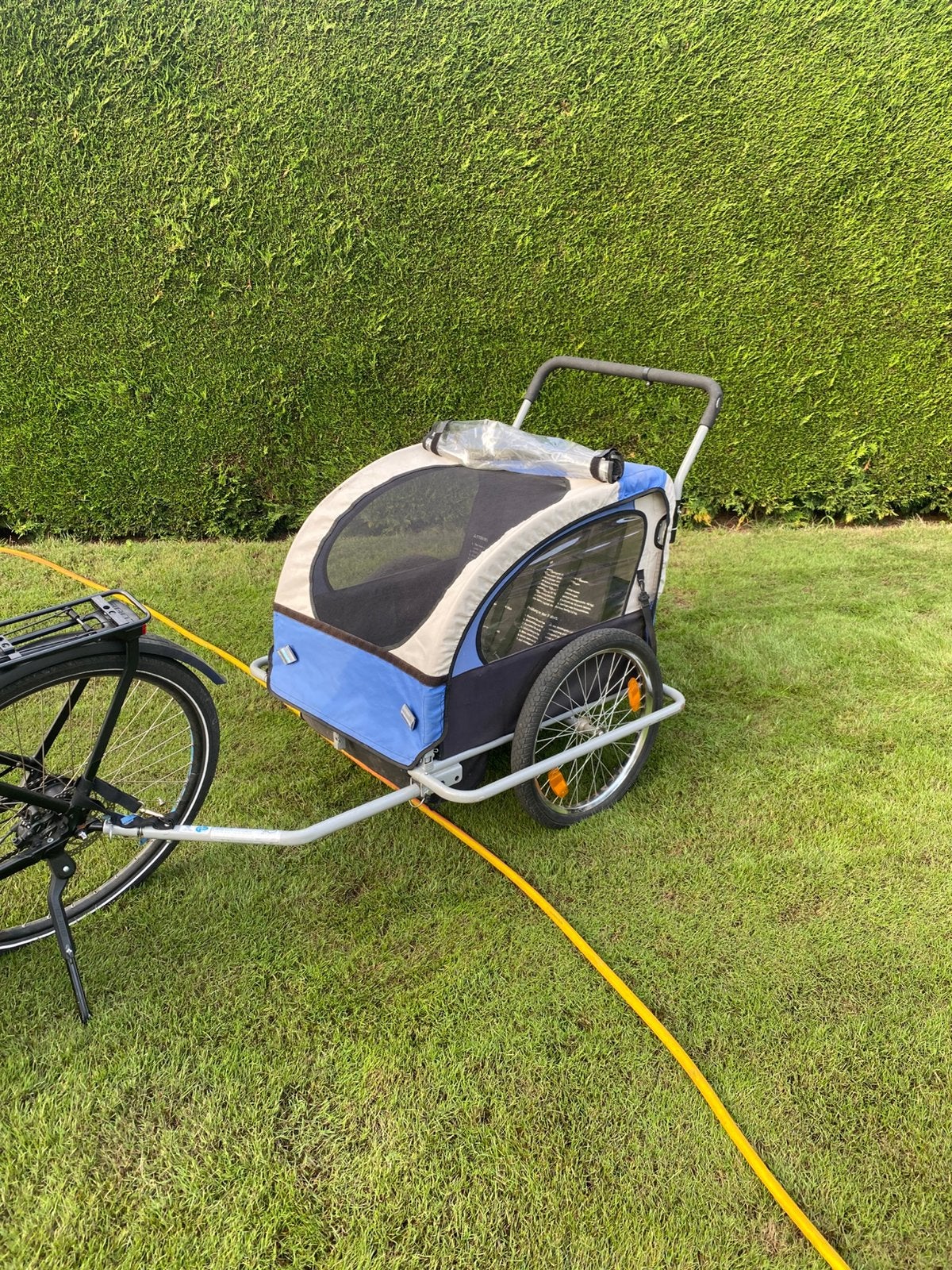 Fiets aanhangwagen, Ophalen, Zo goed als nieuw, Kinderkar, Opvouwbaar