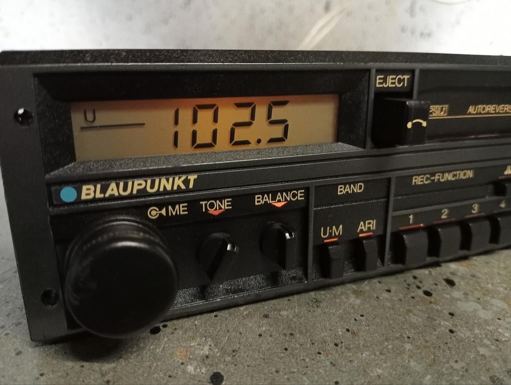 Mooie Blaupunkt Radio SQR 26 Casette Porsche, Ophalen