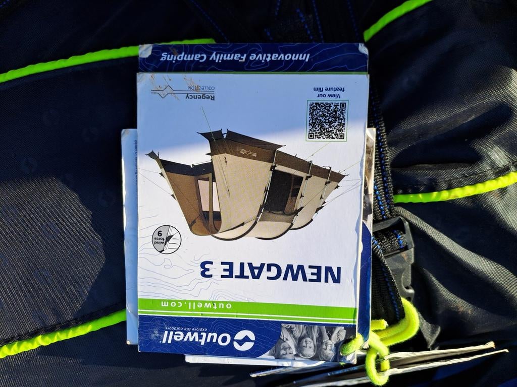 Tent outwel newgate 3, Caravans en Kamperen, Ophalen