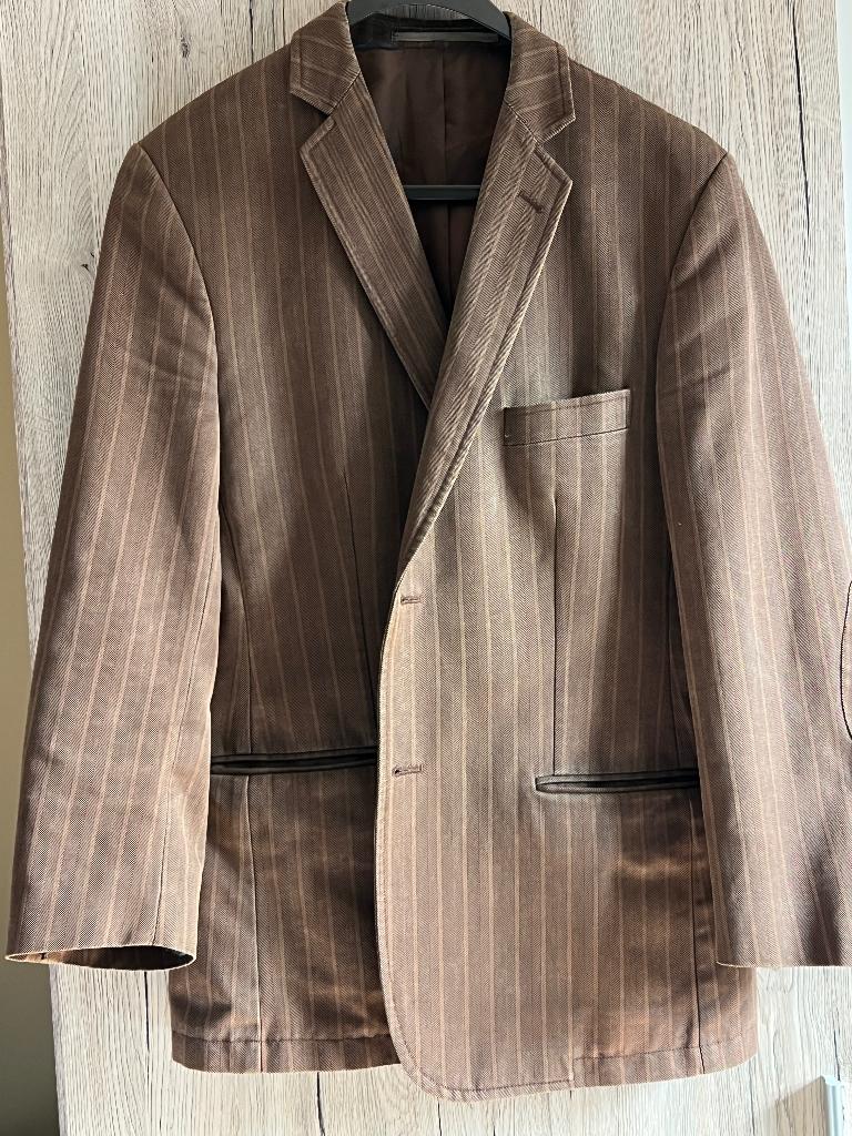 Blazer Veste Homme Olivier Strelli T.50, Kleding | Heren, Kostuums en vesten, Gedragen, Maat 48/50 (M), Bruin, Ophalen